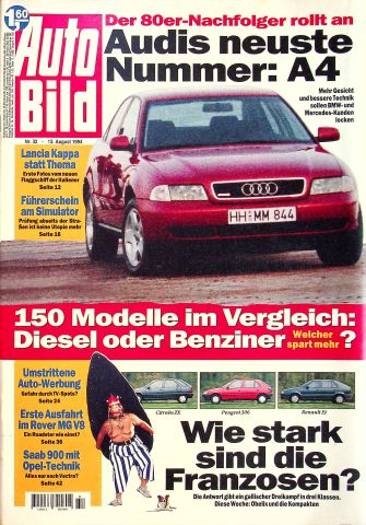 Deckblatt Auto Bild (32/1994)